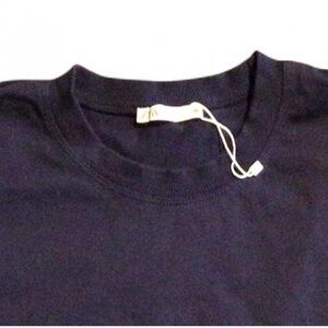 Zara Navy Blue Crop Top